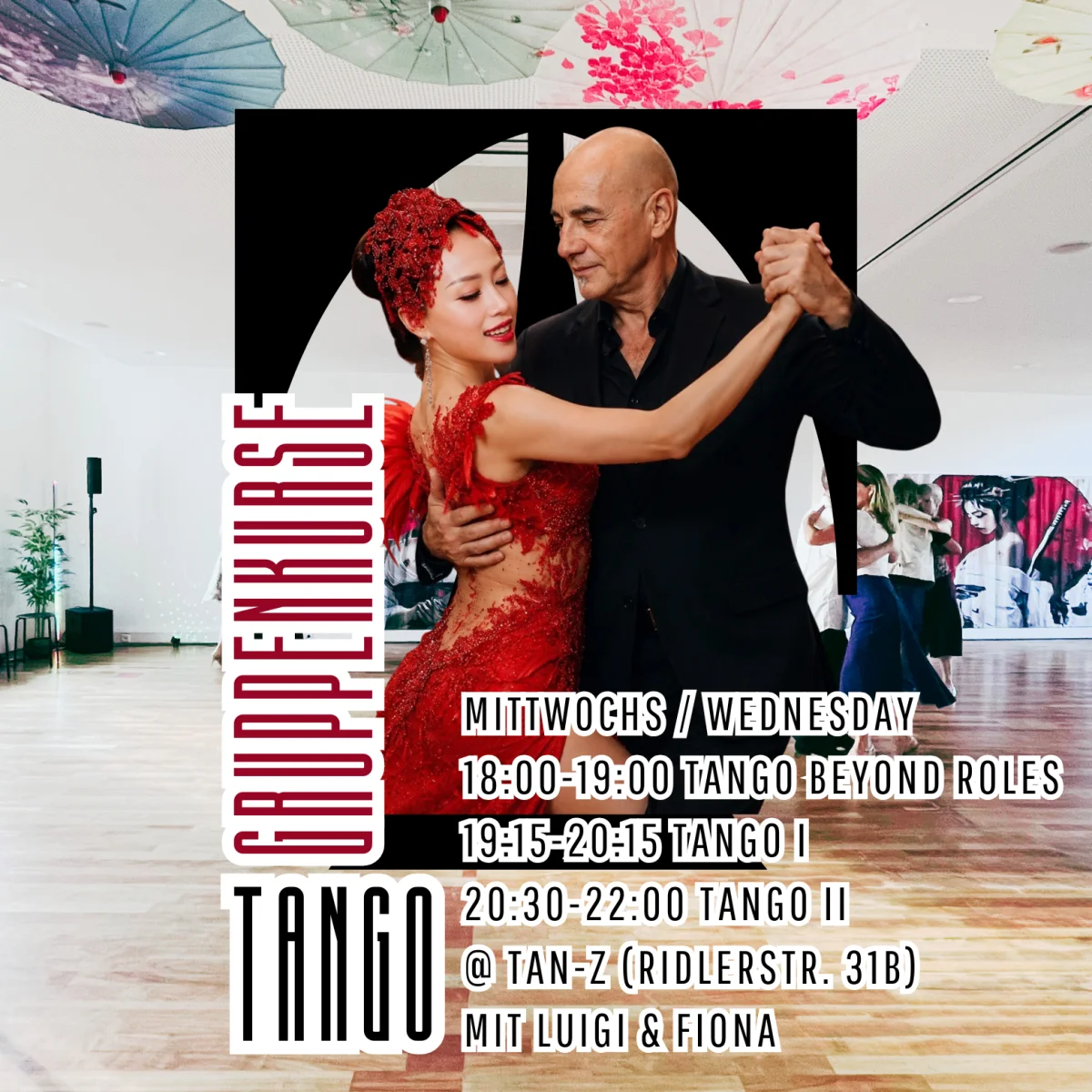 TAN-Z Wednesday Tango Group Classes