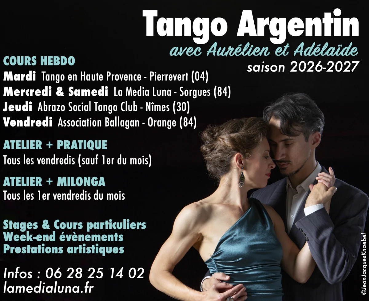 Cours de Tango Argentin à la Media Luna
